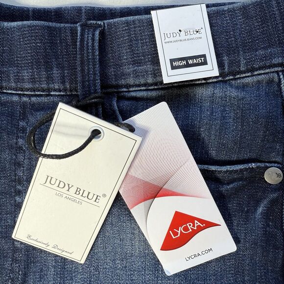 Judy Blue Pull On Shorts Medium Dolphin Hem Elastic High Waist Stretch JB150199 - Picture 8 of 13